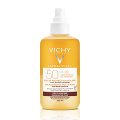 Vichy Capital Soleil SPF 50 Agua Luminosidad - 200 ml - comprar online