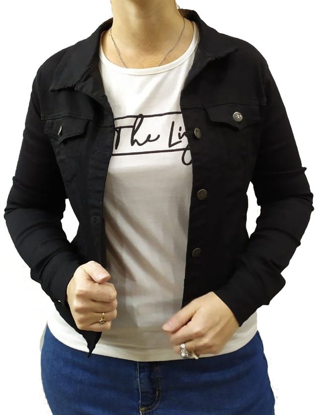 Camperas negras de mujer hot sale