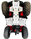 Kit De Proteção Inferior Skid Plate Para Quadriciclos Honda FourTrax - 2014 Até 2022