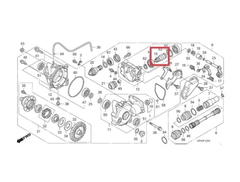 Junção Diferencial Dianteiro Quadriciclo Honda FourTrax 420 - 2008 Acima (REF: 41502HL1A01) na internet