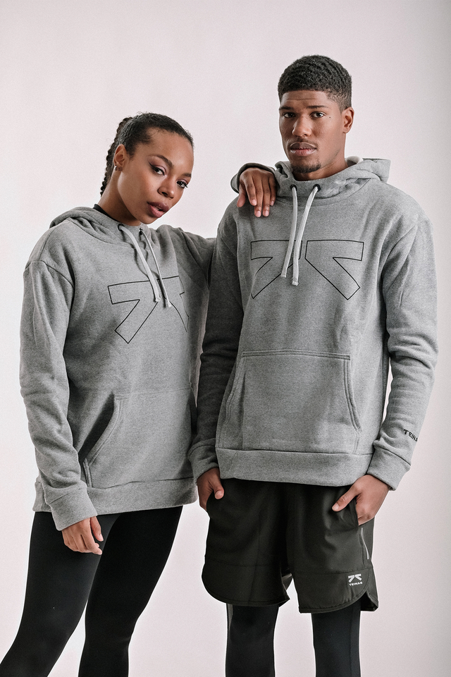 Buzo hoodie deportivo de friza