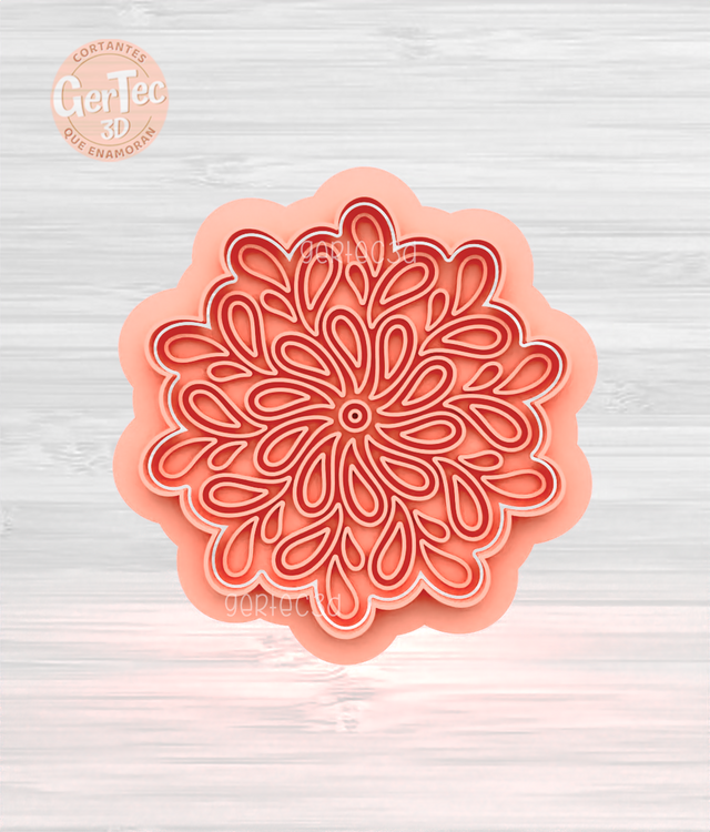 MANDALA D11 Cortante Stamp Comprar En GERTEC3D