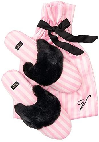 Pantuflas victoria secret negras sales