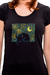 Camiseta Starry Cat PRETO - Feminina
