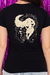 Camiseta Tamed Wolfs detalhe costas PRETO - Feminina