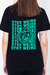 Camiseta Stay Weird detalhe costas PRETO - Unissex - loja online
