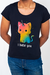 Camiseta I Hate You PRETO - Feminina