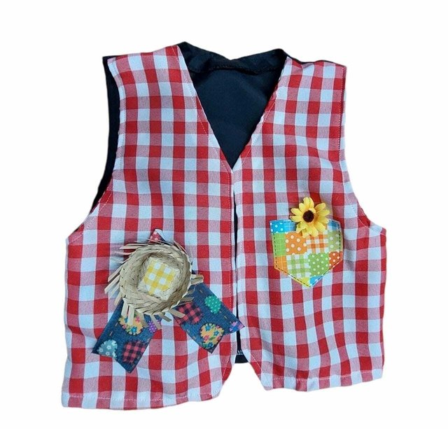 Saia e colete para festa best sale junina