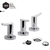 COMBO GRIFERIAS FV LIBBY DOBLE COMANDO | DUCHA + BIDET + LAVAT + ACCESORIOS X 5 en internet