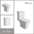 COMBO SANITARIOS FERRUM MILENA INODORO LARGO+DEPOSITO+BIDET 3AG