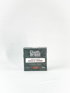 Sabonete de Argila Verde Cheiro Brasil - 60g - Flor de Aroeira