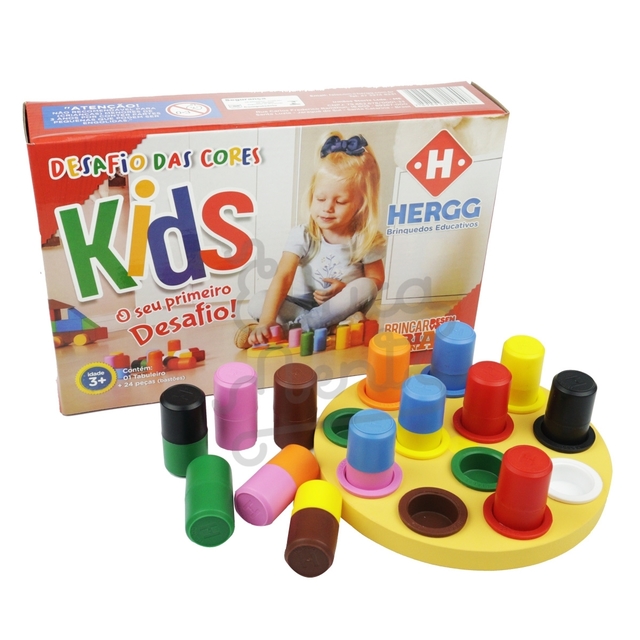 Jogo Desafio Das Cores Para Todas As Idades Educativo Memória Idosos e  Infantil Menino Menina 3 Anos no Shoptime