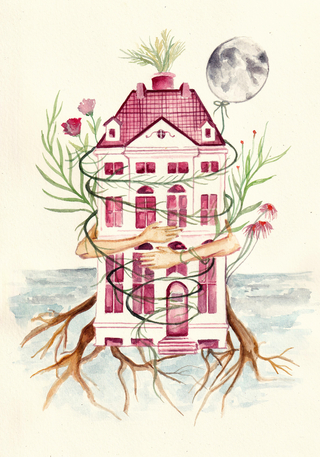 Casa IV, Casas Astrológicas, Fine Art Print, Eugenia Ryan