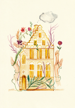 Casa XI, Casas Astrológicas, Fine Art Print, Eugenia Ryan