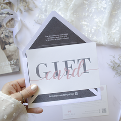 GIFT CARD GRAY - The Wedding Shop