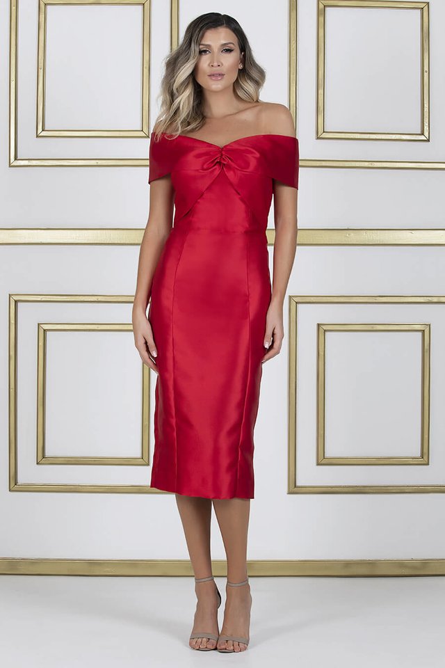 Vestido deals midi famosas