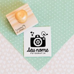 Carimbo câmera com nome personalizado - comprar online