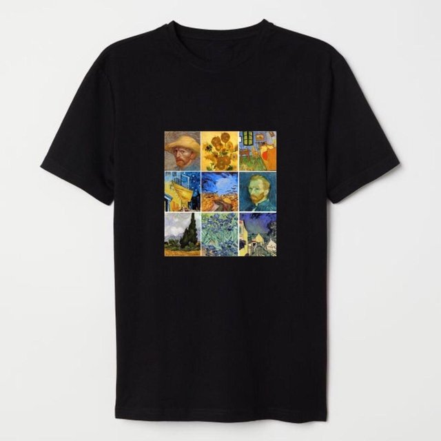 Remera Cuadros Van Gogh Comprar en Remeras Fandom