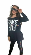 REMERON M/L HAVE FUN NEGRO - comprar online