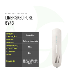 Liner Transtibial Silicone Skeo Pure 6Y43 - Ottobock