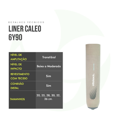 Liner Transtibial Com Conexão  Caleo 6Y90 - Ottobock