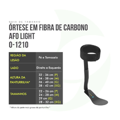 Órtese Fibra De Carbono Afo Light O-1210 - Ossur