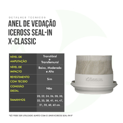 Anel De Vedação Transtibial E Transfemural Iceross Seal-In X-Classic I-Sxc0 - Ossur