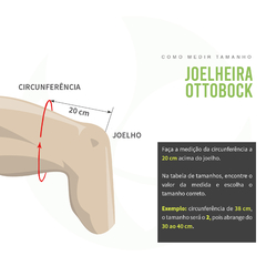 Joelheira  Silicone Derma Proflex 453A3 - Ottobock