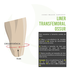 Liner Transfemural Cônico Iceross Seal In X I-8632 - Ossur