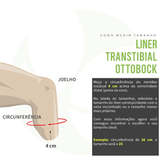 Liner Transtibial Silicone Skeo Pure 6Y43 - Ottobock