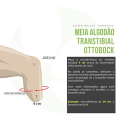 Combo 2 Meias Coto Derma Seal 453D7 - Ottobock