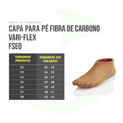 Capa Estética Pé Protético Vari-Flex Fse0 - Ossur