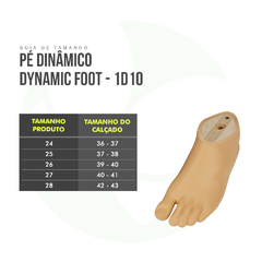 Pé Protético  Dynamic Foot 1D10 - Ottobock