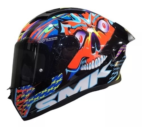 Casco Smk Stellar Skull Visor Adicional