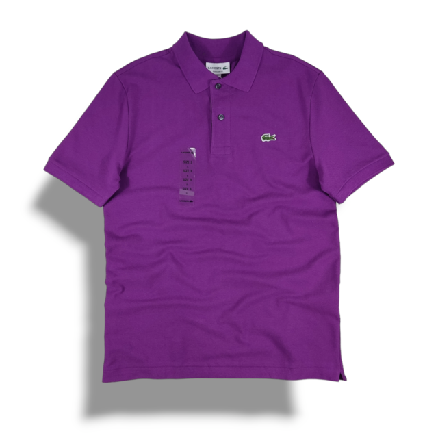 Camisa polo Polo Lacoste cl ssica roxa