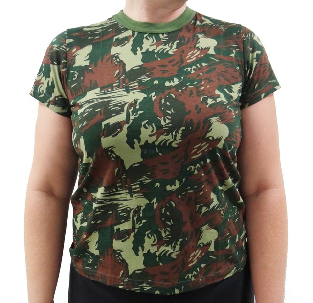 CAMISETA EXÉRCITO BRASILEIRO FEMININA BABY LOOK