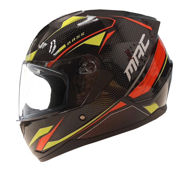 Casco integral naranja top