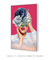 Quadro Decorativo Poster Abstrato Rosa, Pink, Colagem, Mulher, Céu e Flores - comprar online