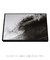 Quadro Decorativo Poster Fotografia Onda - Mar, Surf, Preto e Branco