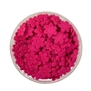 APLIQUE FLOR MARGARIDA TECIDO PINK - 50 UNIDADES