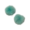 POMPOM RETO PÊLO VERDE MENTA - 2 UNIDADES - 2,5CM