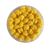 POMPOM TULE AMARELO MOSTARDA - 1,5CM - 10 UNIDADES