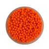 MIÇANGA PULSEIRA BOLA LARANJA NEON - 6MM - 20 GRAMAS