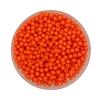 MIÇANGA PULSEIRA BOLA LARANJA NEON - 6MM - 20 GRAMAS