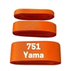 FITA GORGURÃO YAMA - RUSSET ORANGE - COR 751 - 5 METROS