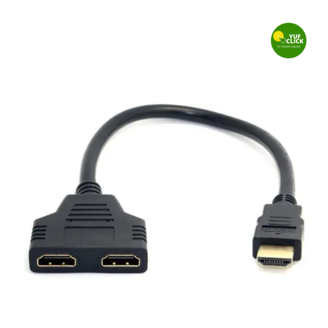 Cable Adaptador Splitter Hdmi Macho A 2 Hdmi Hembra