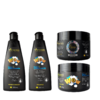 Kit Arvensis Shampoo, Condicionador e Máscara Força E Crescimento Wow + Geleia Suave Fixação Cachos 250g
