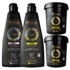 Kit Arvensis Cachos 1 Shampoo + 1 Cowash + 2 Masc 2x1 450g