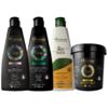 Kit Cachos Arvensis Shampoo + Condicionador + Mascara 2x1 450g + Shampoo Anti Resíduo