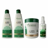 Kit Arvensis Tec Liss Shampoo + Cond. + Mascara 500g + Spray
